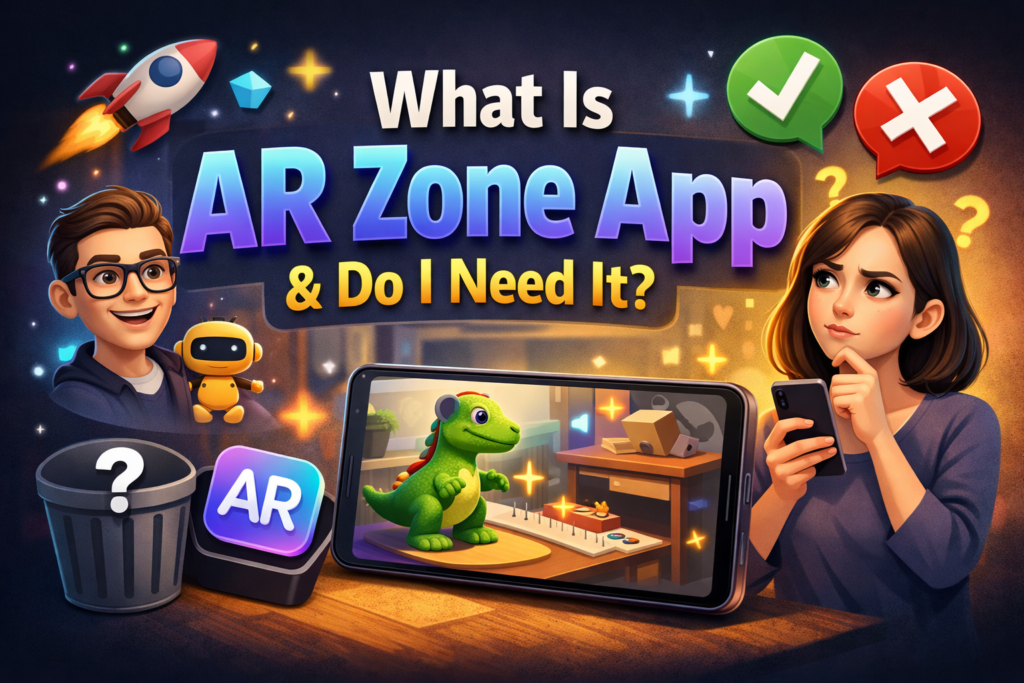 What is AR Zone app and do i need it